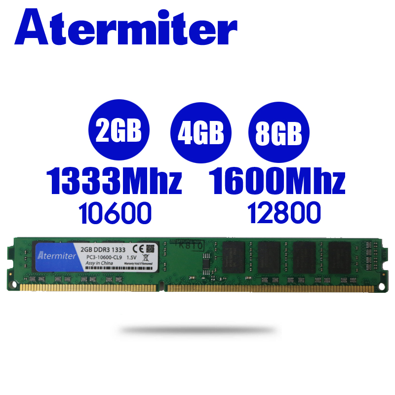 Ocho Credencial granja RAM Atermiter DDR3 4GB 1333MHz – Area Gamer